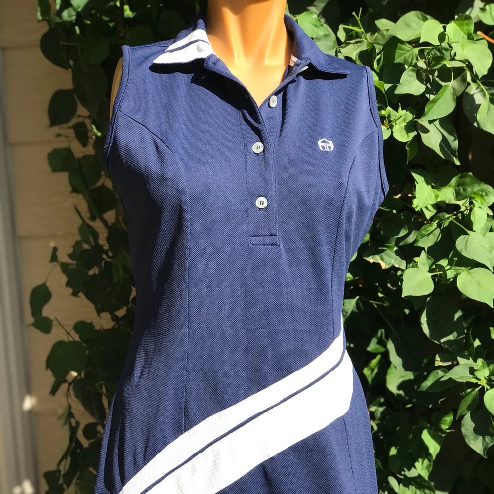 Vintage Sergio Tacchini Polyester Tennis Dress